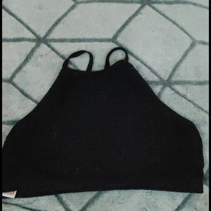 black sports bra(haulter)